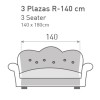Dwustronny pokrowiec Couch Cover na sofę chester